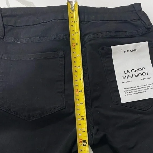 Frame black le crop mini boot jeans - Picture 7 of 11